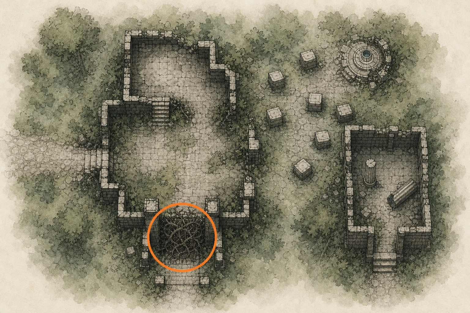 Location sketch for Sanctum #12 — Sanctum of Faith in Crimson Desert