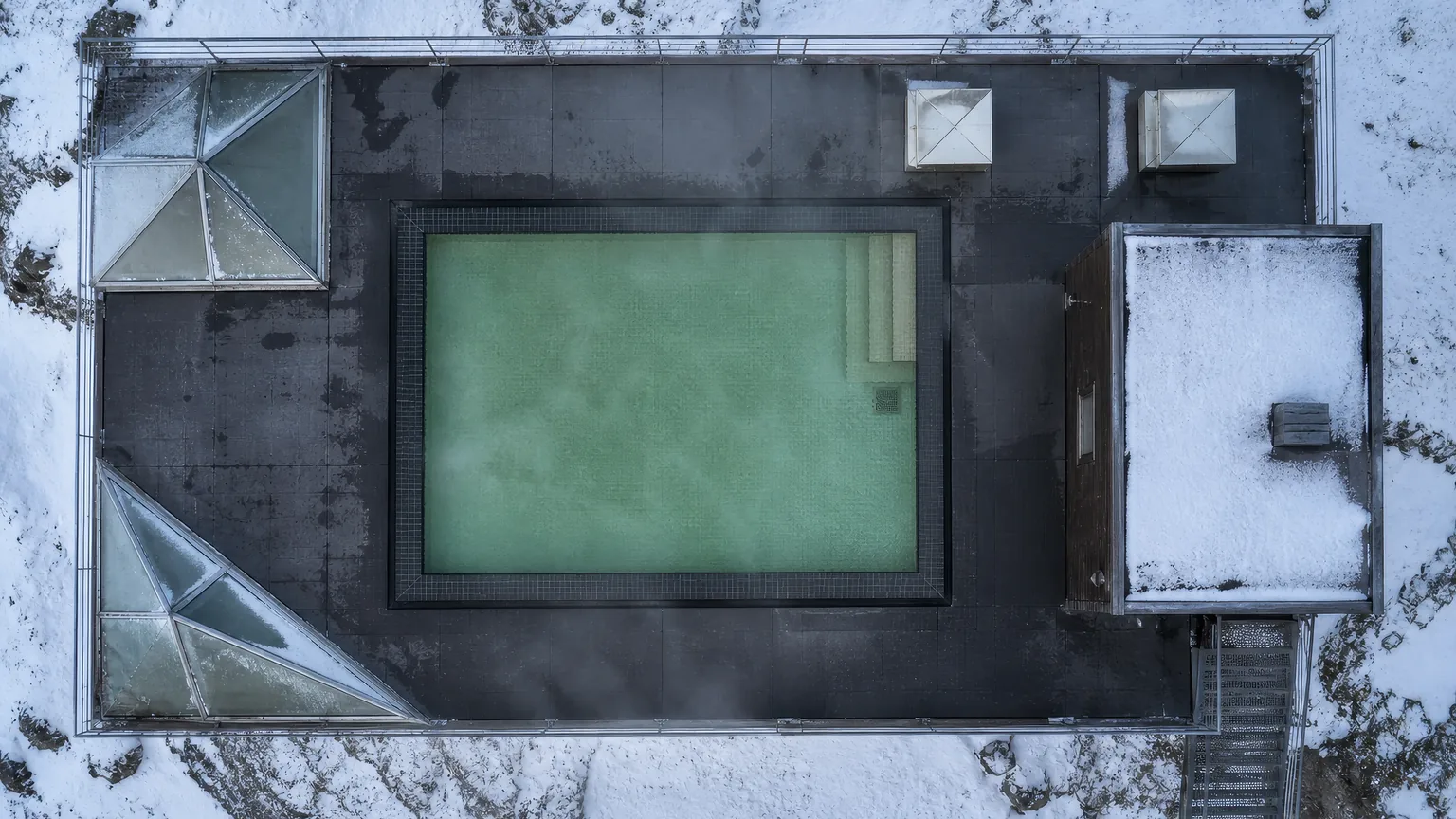 Location sketch for Heartwarming Spa in DEATH STRANDING DIRECTOR'S CUT