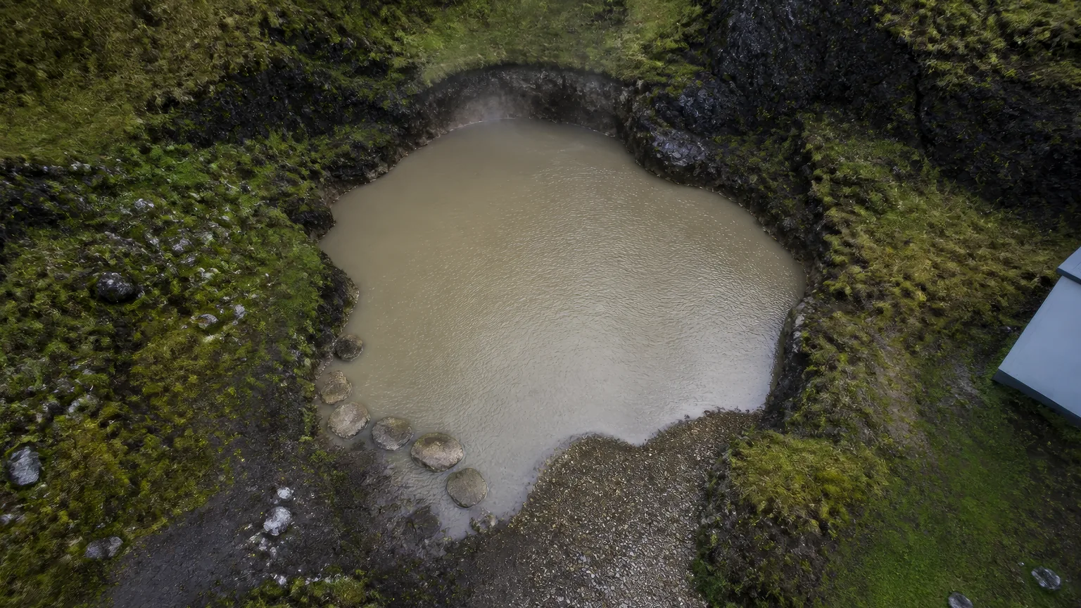 Location sketch for Hidden Valley Digestive Bath in DEATH STRANDING DIRECTOR'S CUT