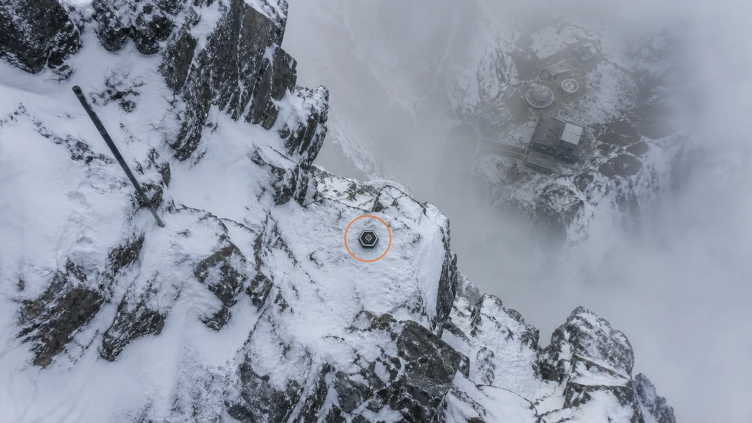 Location sketch for Memory Chip #25 - Frozen Soap Bubble in DEATH STRANDING DIRECTOR'S CUT