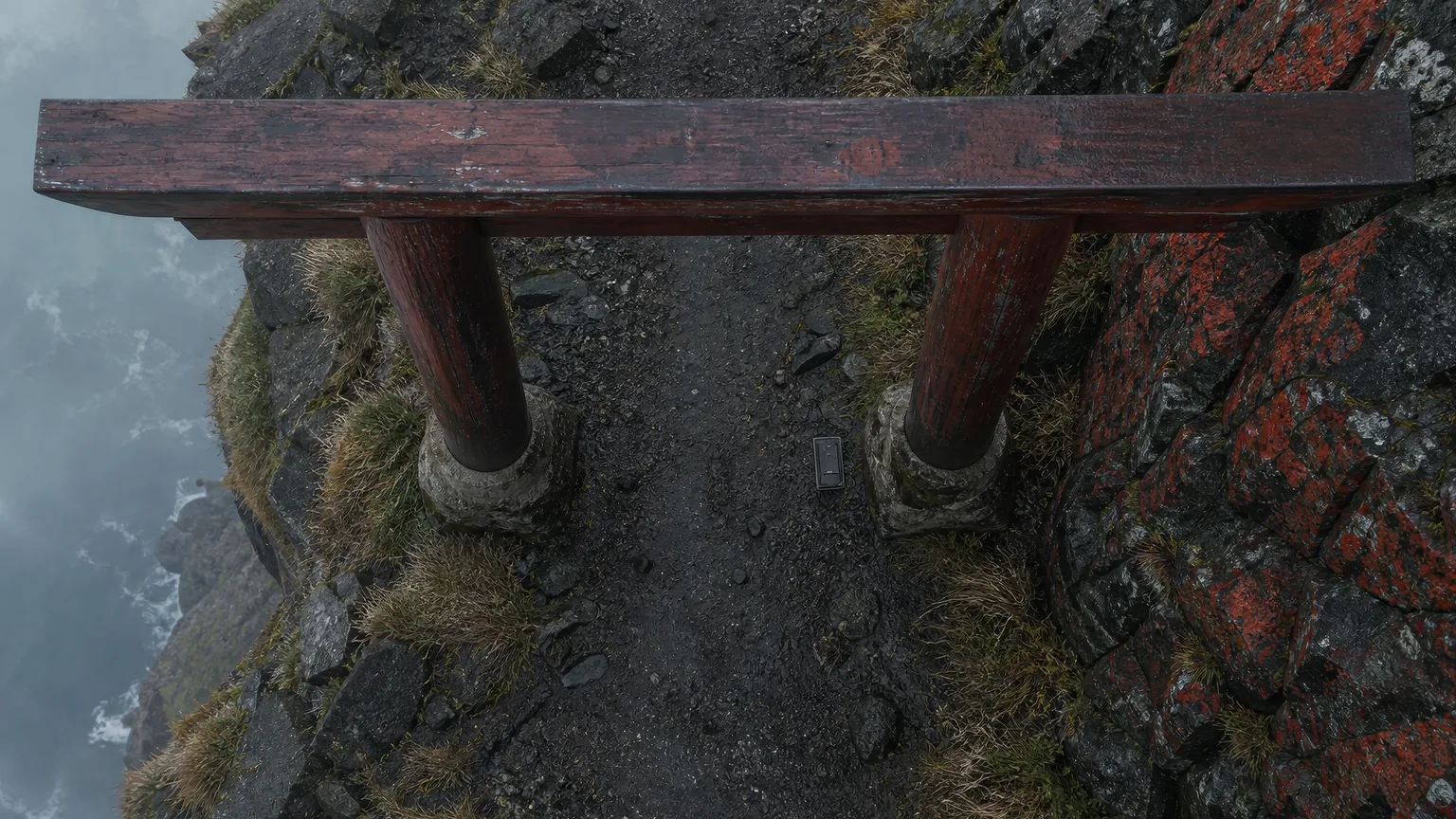 Location sketch for Memory Chip #51 - Valhalla Rising Soundtrack in DEATH STRANDING DIRECTOR'S CUT