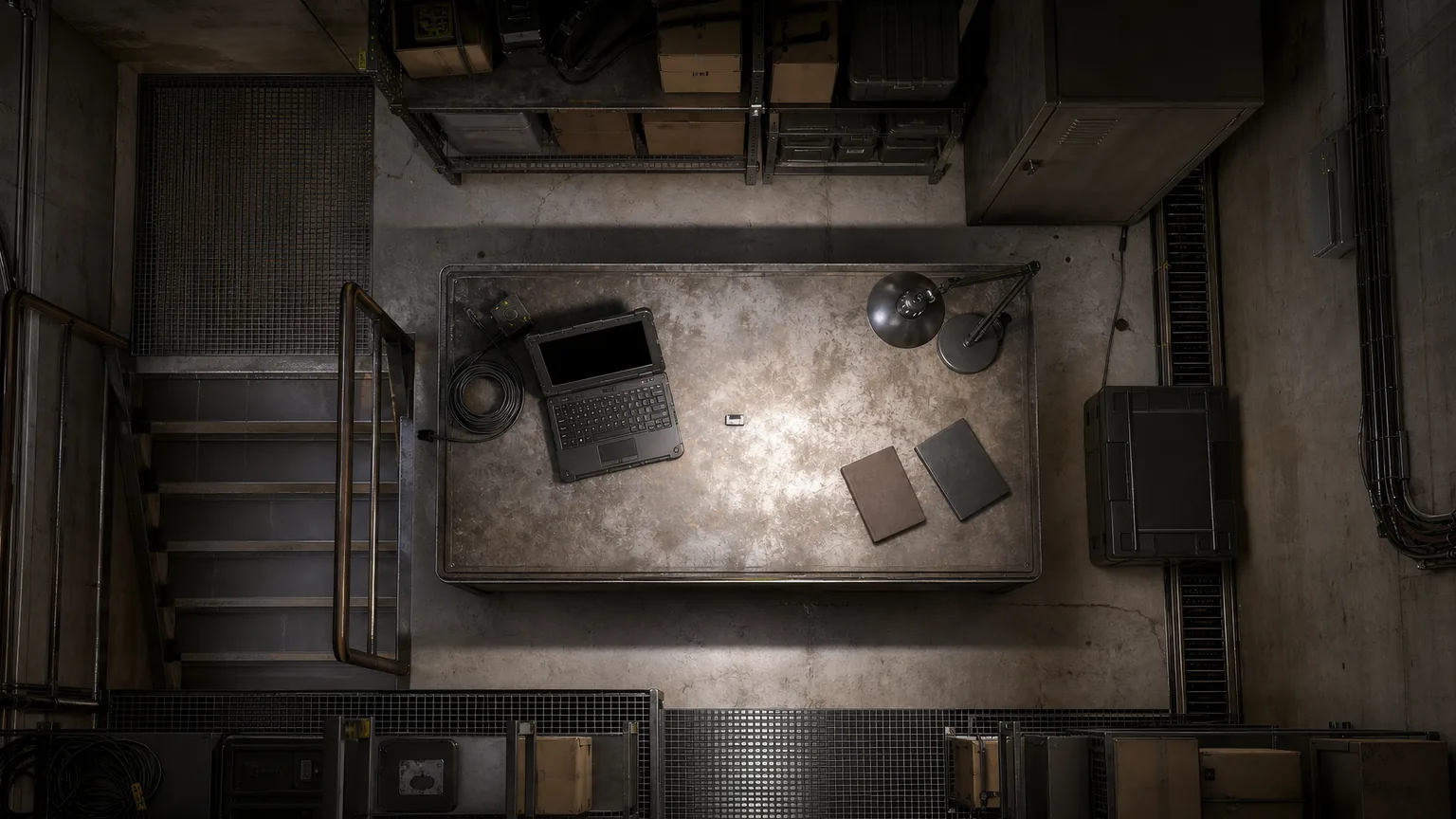 Location sketch for Memory Chip #56 - An Unknown Man's Journal: Part 3 in DEATH STRANDING DIRECTOR'S CUT
