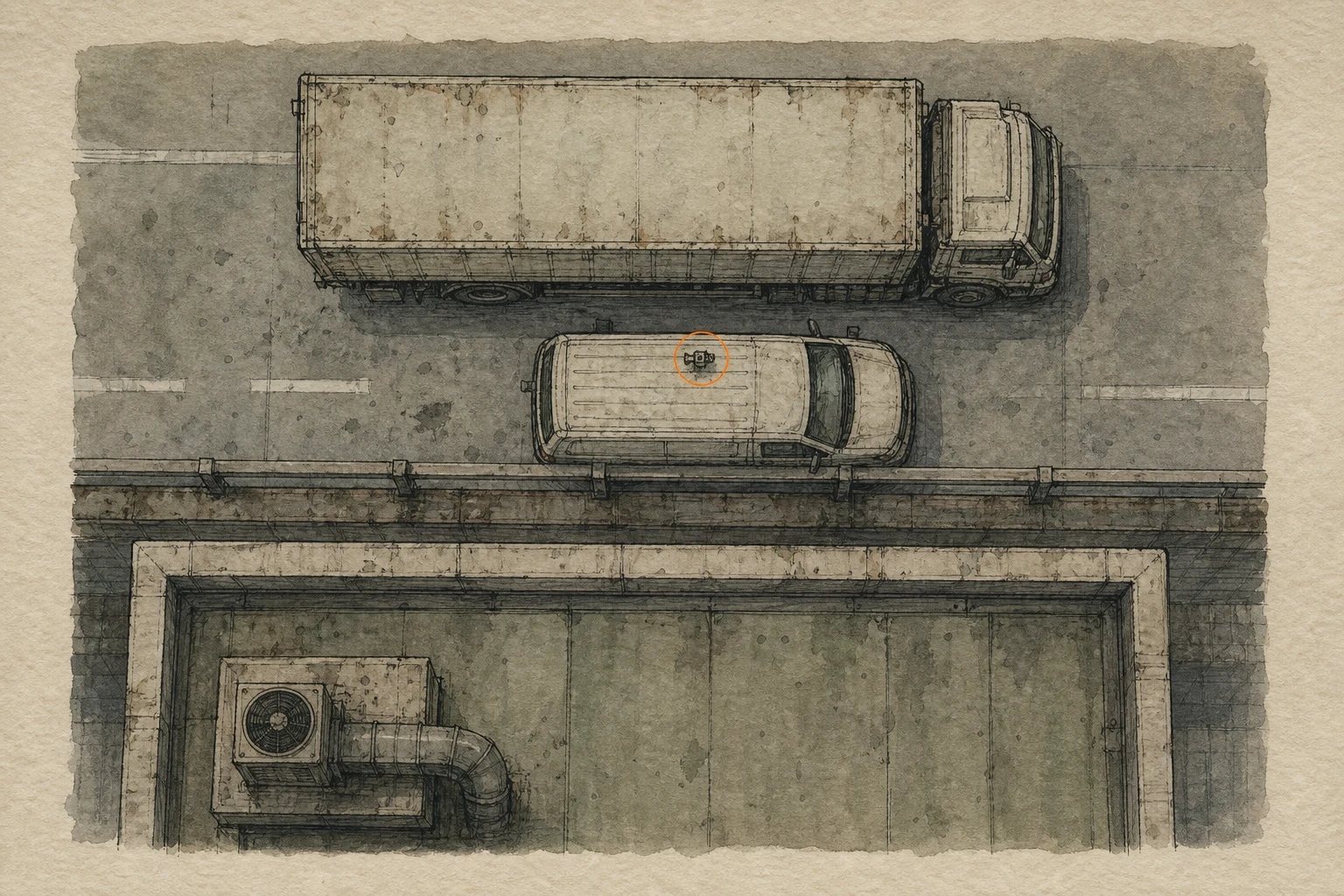 Location sketch for Mr. Raccoon #12 in Resident Evil: Requiem