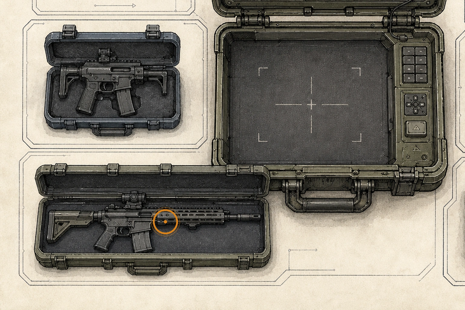 Location sketch for Stiri REVO3 A1 in Resident Evil: Requiem