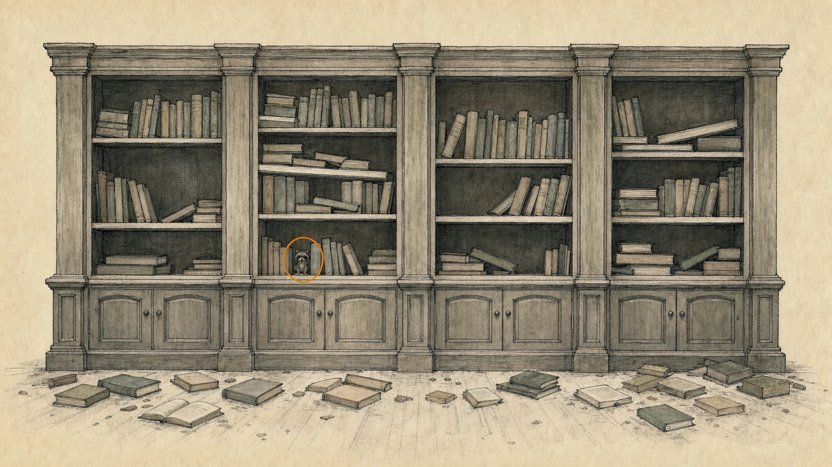 Location sketch for Mr. Raccoon #22 in Resident Evil: Requiem