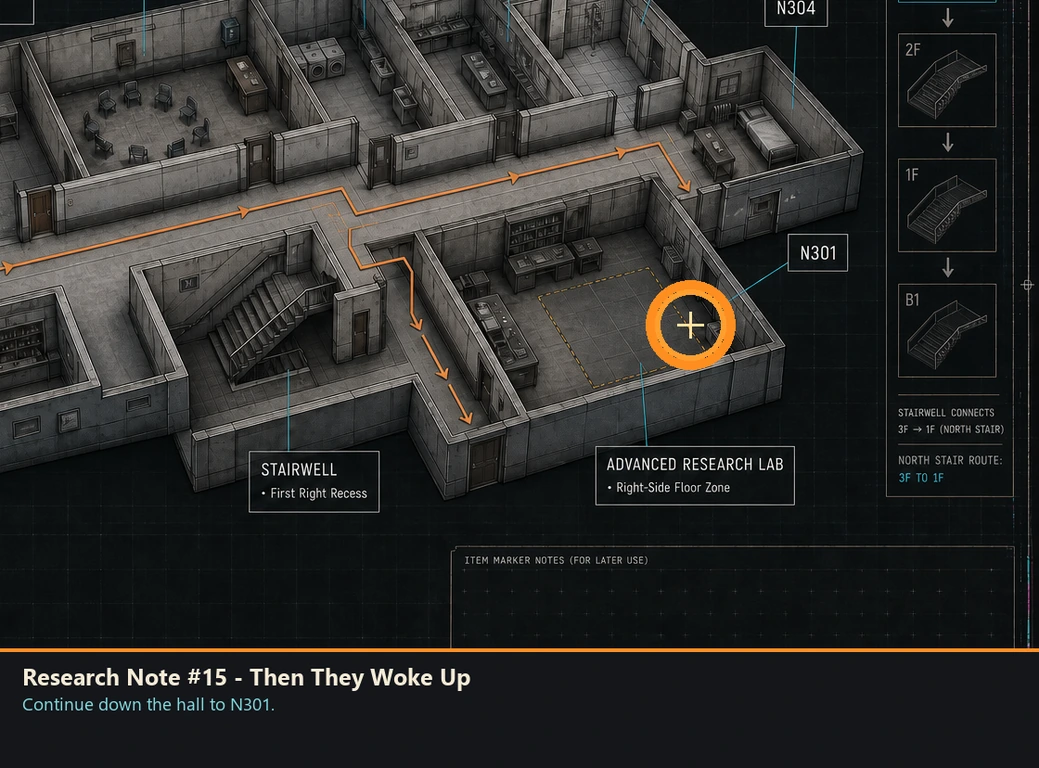 Location sketch for Research Note #15 - Then They Woke Up in Romeo Is a Dead Man